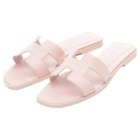 hermes hot pink sandals|hermes jelly flat sandals.